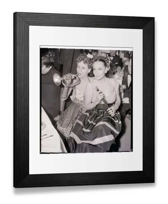 Framed Print : Mrs. Jack Warner and Dolores Del Rio Framed Print : Mrs. Jack Warner and Dolores Del Rio