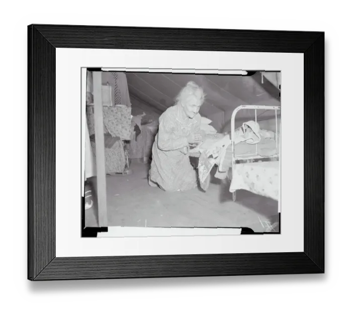 Framed Print : Woman Praying
