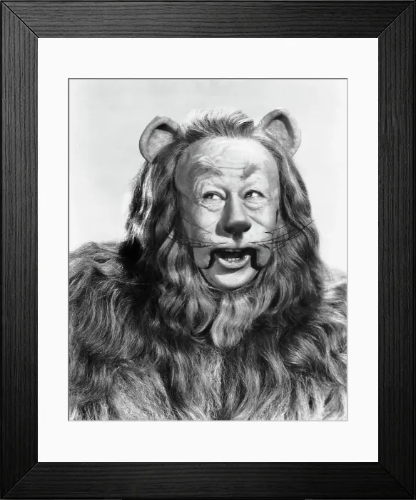 Framed Print : Bert Lahr as Cowardly Lion from Oz Framed Print : Bert Lahr as Cowardly Lion from Oz