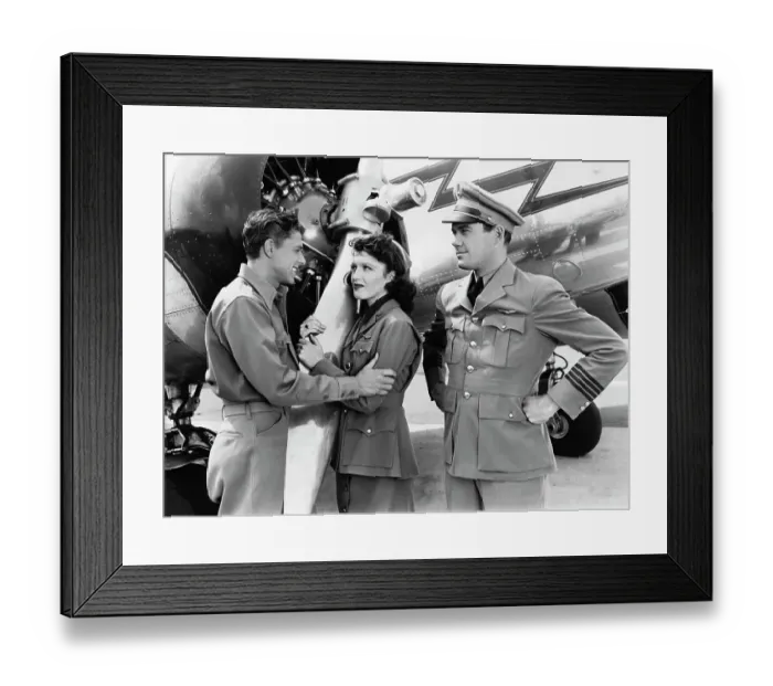Framed Print : Ronald Reagan, Rosella Towne, and John Ridgeley