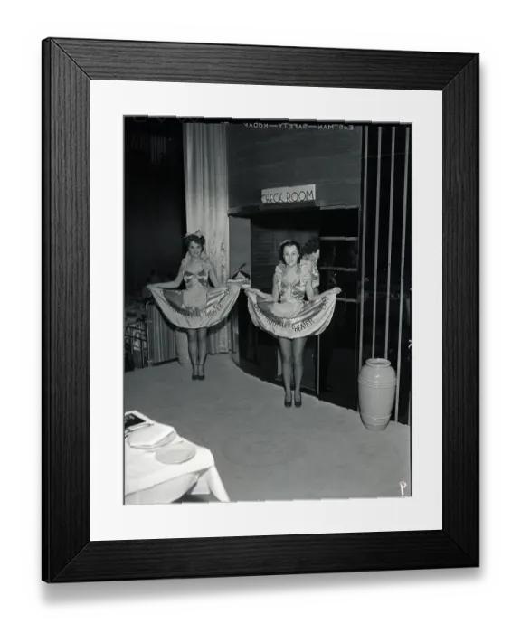 Framed Print : Hat Check Girls At Earl Carroll Theatre Framed Print : Hat Check Girls At Earl Carroll Theatre