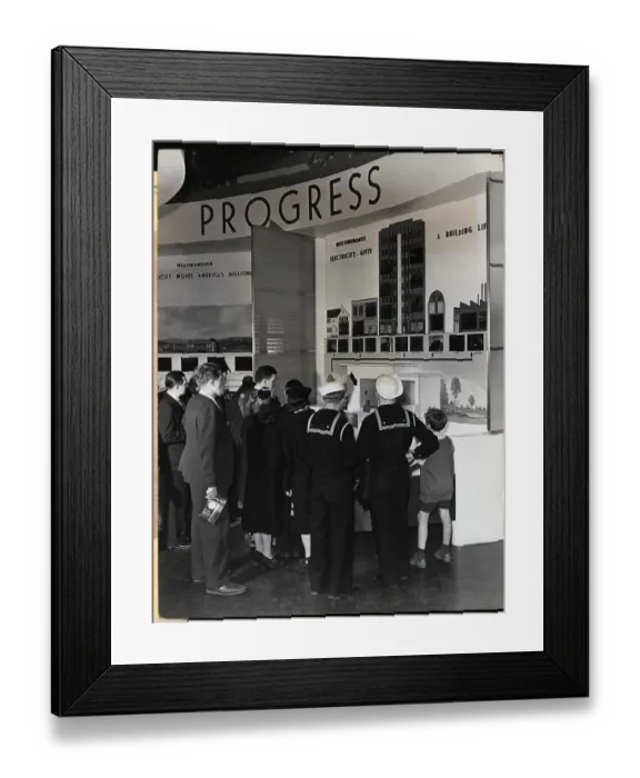 Framed Print : New York Worlds Fair In 1939 And 40
