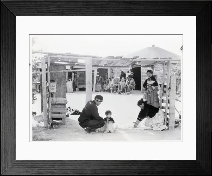 Framed Print : Navajo Reservation Home Interior Framed Print : Navajo Reservation Home Interior