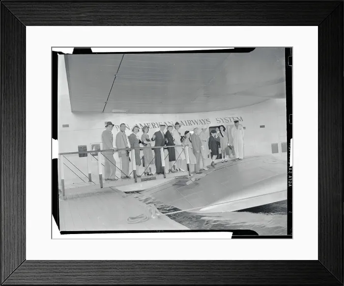 Framed Print : Passengers Abourd Plane Framed Print : Passengers Abourd Plane