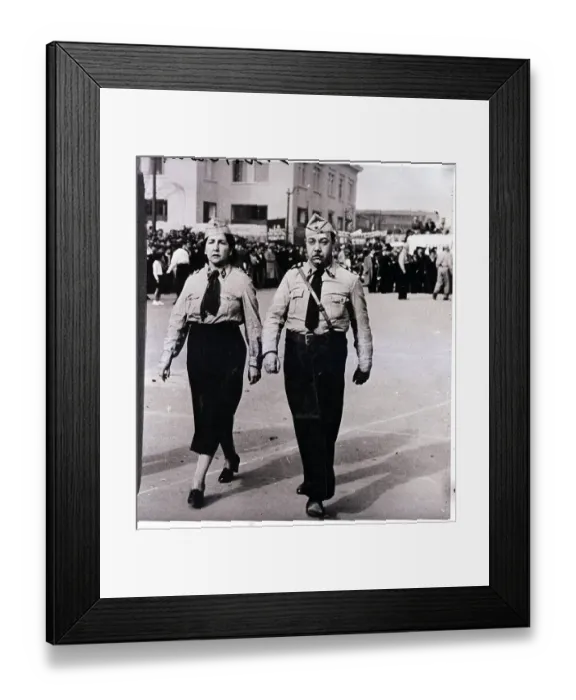 Framed Print : Mayor of Santiago Leads Socialist Parade Framed Print : Mayor of Santiago Leads Socialist Parade