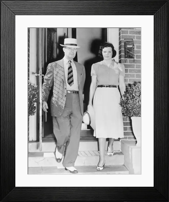 Framed Print : Mr. and Mrs. Earl Long Framed Print : Mr. and Mrs. Earl Long