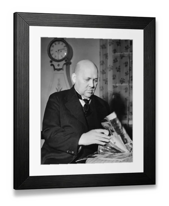 Framed Print : Nobel Prize Winning Novelist Frans Eemil Sillanpaa Framed Print : Nobel Prize Winning Novelist Frans Eemil Sillanpaa
