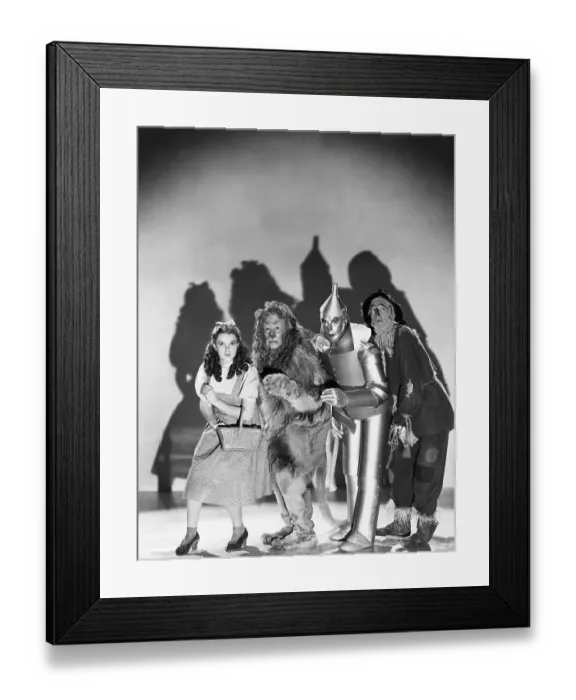 Framed Print : The Wizard Of Oz Characters
