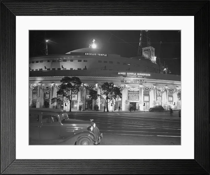 Framed Print : Angelus Temple Framed Print : Angelus Temple