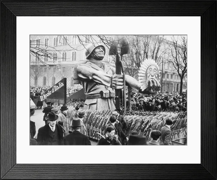 Framed Print : Fascist Rally in Milan 1939 Framed Print : Fascist Rally in Milan 1939