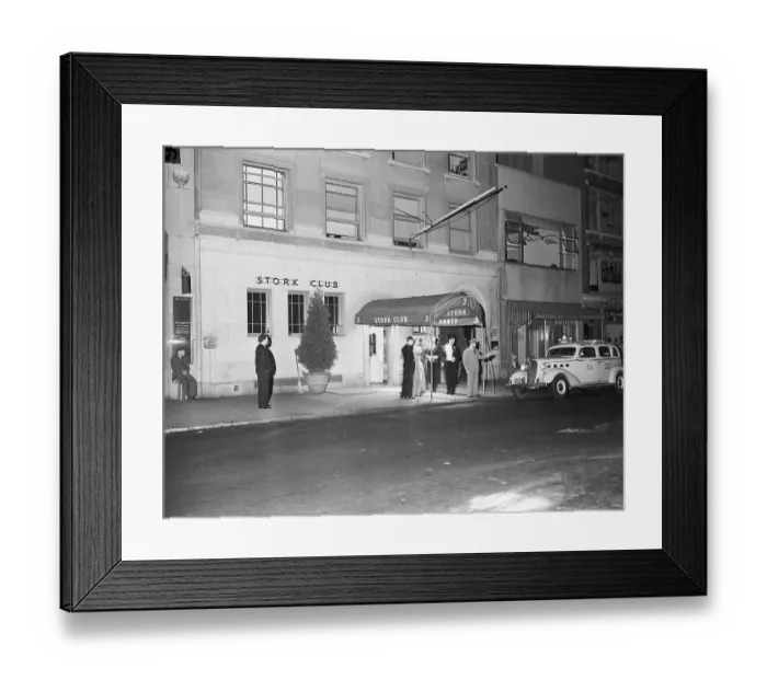 Framed Print : Entrance of The Stork Club Framed Print : Entrance of The Stork Club