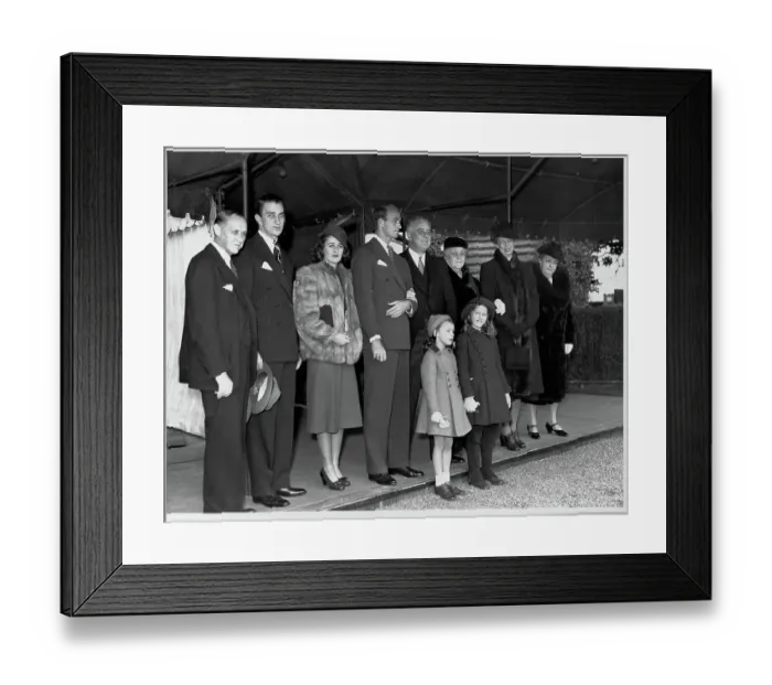 Framed Print : Roosevelt Family at Christmas, 1938 Framed Print : Roosevelt Family at Christmas, 1938