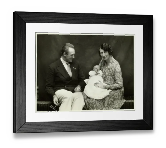 Framed Print : Current King of Norway With His Parents Framed Print : Current King of Norway With His Parents