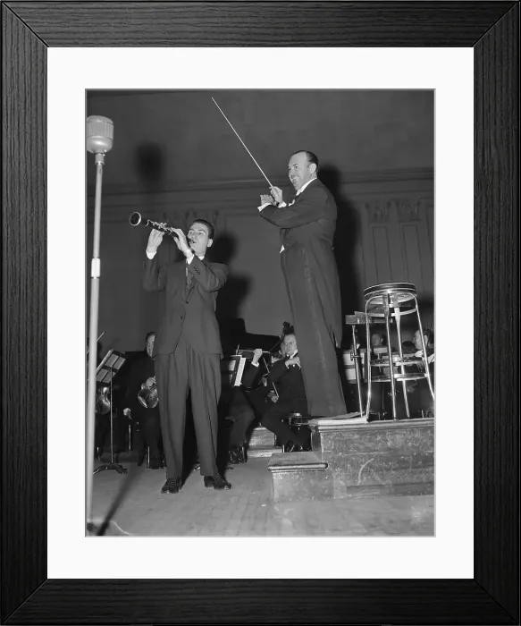 Framed Print : Artie Shaw and Paul Whiteman Framed Print : Artie Shaw and Paul Whiteman