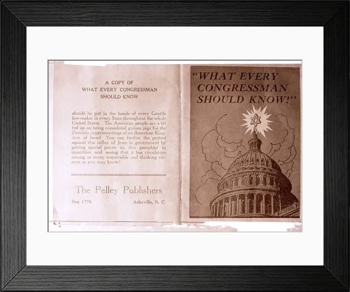 Framed Print : Propaganda Pamplet Cover Framed Print : Propaganda Pamplet Cover