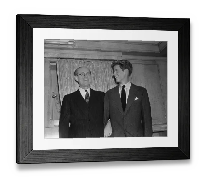Framed Print : Portrait of Joseph and John Kennedy Framed Print : Portrait of Joseph and John Kennedy
