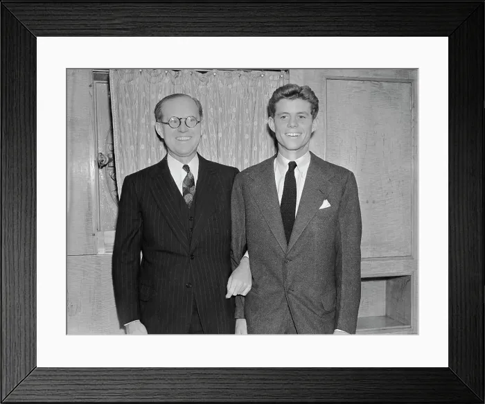 Framed Print : Joseph Kennedy and Son John F. Kennedy Framed Print : Joseph Kennedy and Son John F. Kennedy