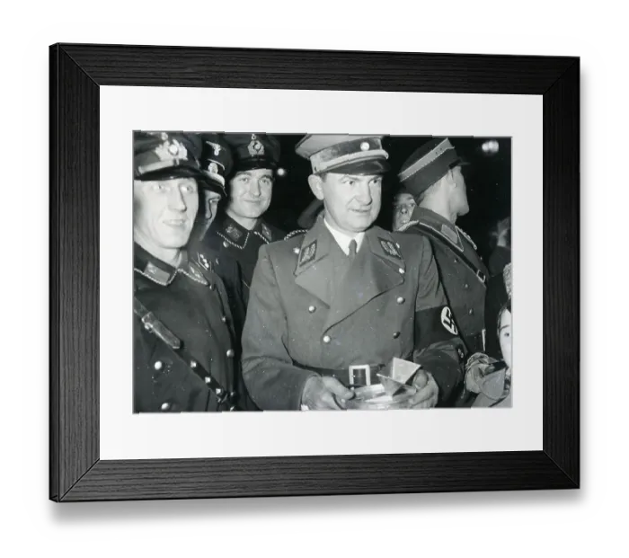 Framed Print : Ernst Bohle In Germany In Uniform Framed Print : Ernst Bohle In Germany In Uniform