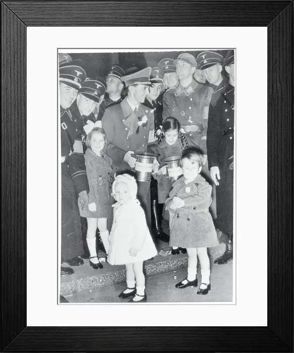 Framed Print : Joseph Goebbles with His Children