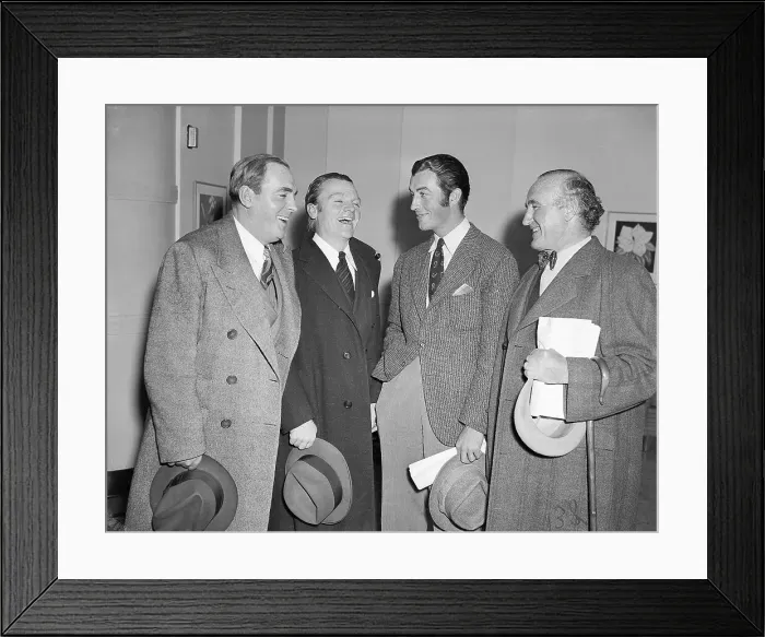 Framed Print : James Cagney and Fellow Actors at Rehearsal Framed Print : James Cagney and Fellow Actors at Rehearsal