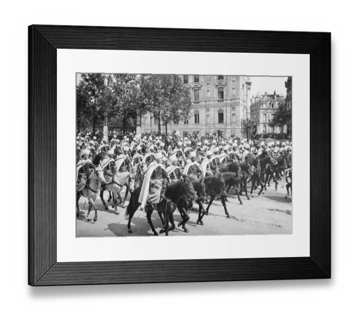 Framed Print : Cavalry in Parade Formation Framed Print : Cavalry in Parade Formation