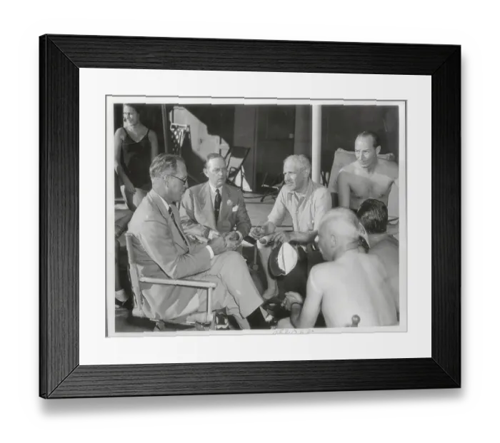 Framed Print : Joseph P. Kennedy with Others Framed Print : Joseph P. Kennedy with Others