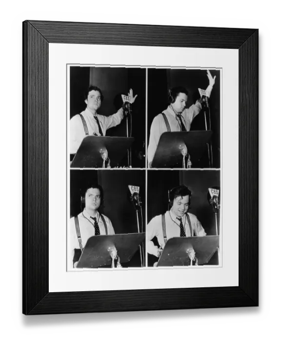 Framed Print : Orson Welles During Rehearsal Framed Print : Orson Welles During Rehearsal