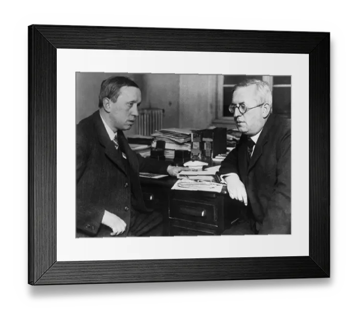 Framed Print : Karel Capek and Joseph Capek Framed Print : Karel Capek and Joseph Capek