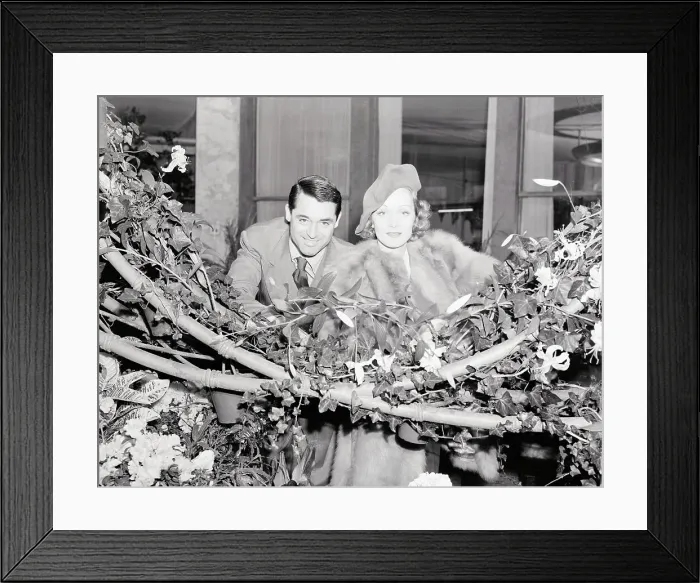 Framed Print : Marlene Dietrich With Cary Grant Framed Print : Marlene Dietrich With Cary Grant