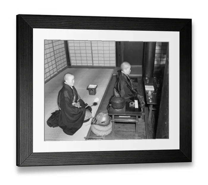 Framed Print : Buddhist Priestesses at Prayer Framed Print : Buddhist Priestesses at Prayer