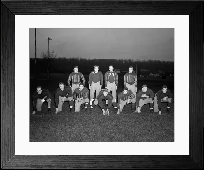 Framed Print : Yale Football Team Portrait Framed Print : Yale Football Team Portrait
