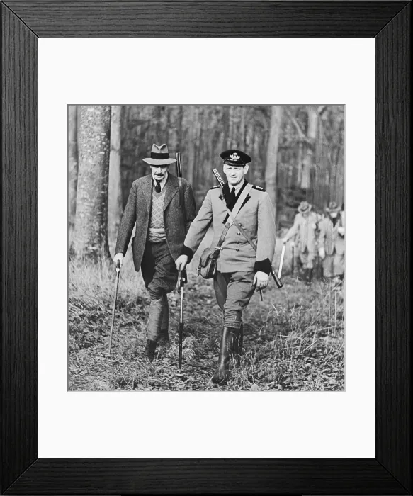 Framed Print : King Christian and Son on Hunting Trip Framed Print : King Christian and Son on Hunting Trip