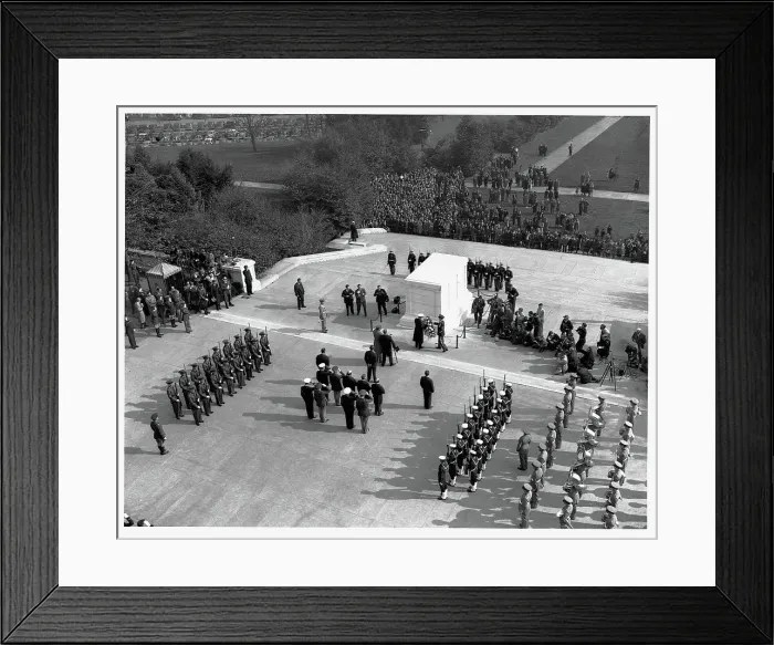 Framed Print : FDR at Armistice Day Ceremony Framed Print : FDR at Armistice Day Ceremony