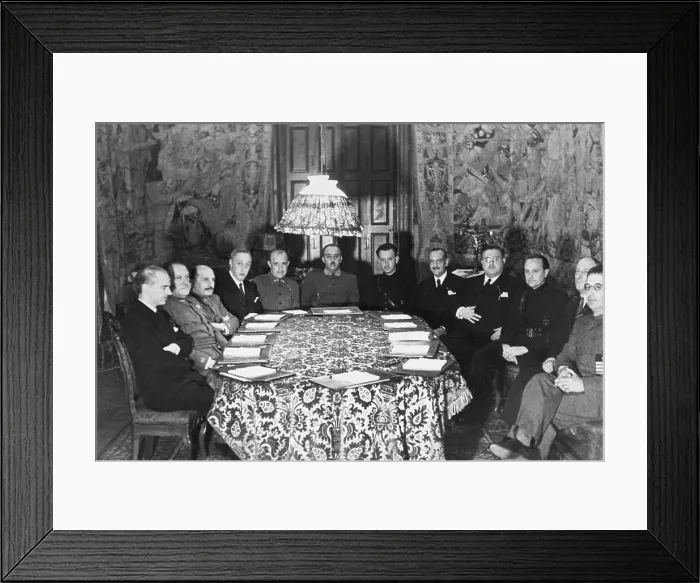 Framed Print : Franco And His Council Of Ministers Framed Print : Franco And His Council Of Ministers