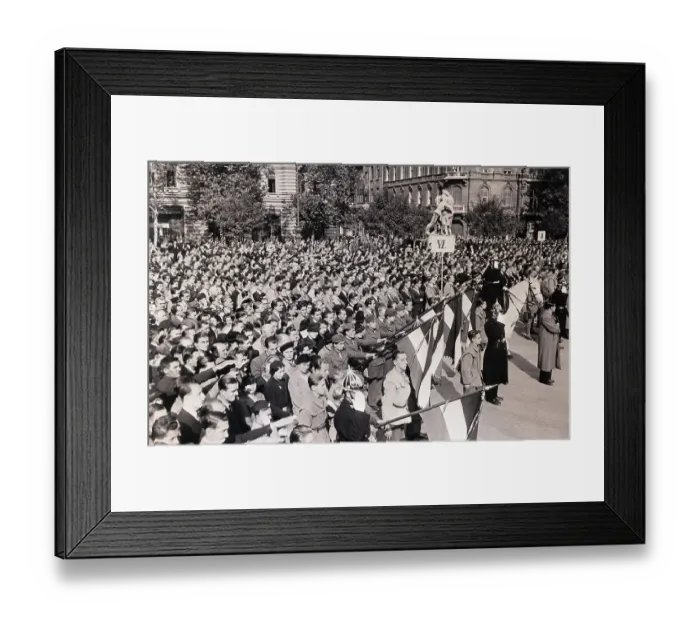 Framed Print : Mass Meetings of Hungarians Framed Print : Mass Meetings of Hungarians