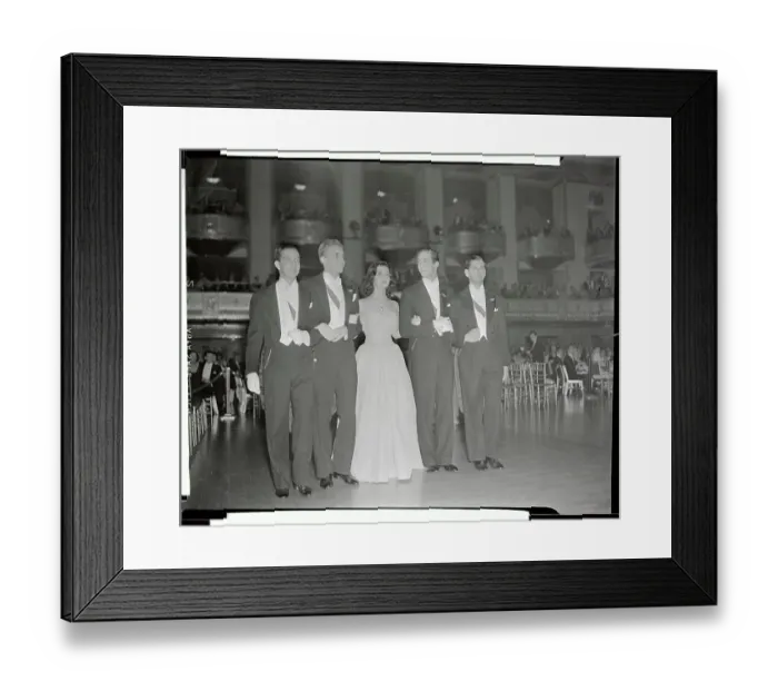 Framed Print : Miss Brenda Frazier Entering Benefit Framed Print : Miss Brenda Frazier Entering Benefit