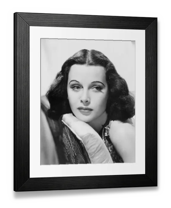 Framed Print : Portrait of Hedy Lamarr Framed Print : Portrait of Hedy Lamarr