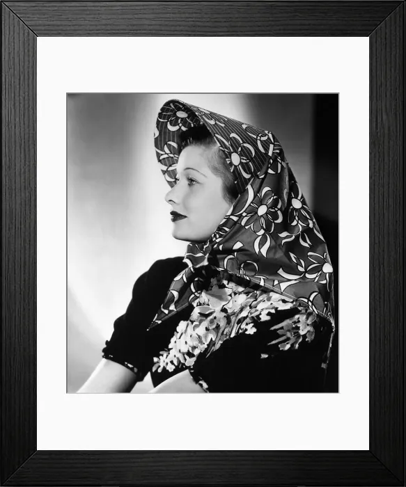Framed Print : Lucille Ball in a Tricky Bonnet Framed Print : Lucille Ball in a Tricky Bonnet
