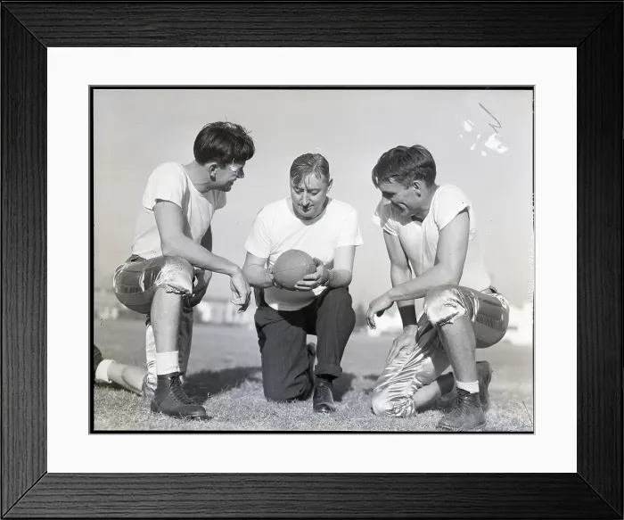 Framed Print : Buckeye Players and Coach Framed Print : Buckeye Players and Coach