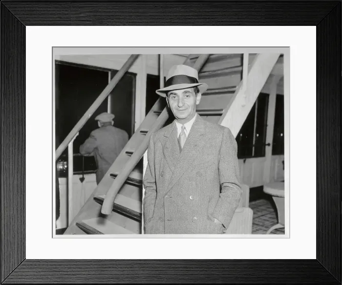 Framed Print : Irving Berlin Sanding on Ship Deck Framed Print : Irving Berlin Sanding on Ship Deck