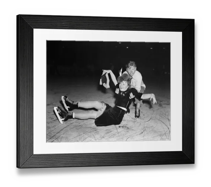 Framed Print : Mickey Rooney Helping Nancy Carroll Framed Print : Mickey Rooney Helping Nancy Carroll