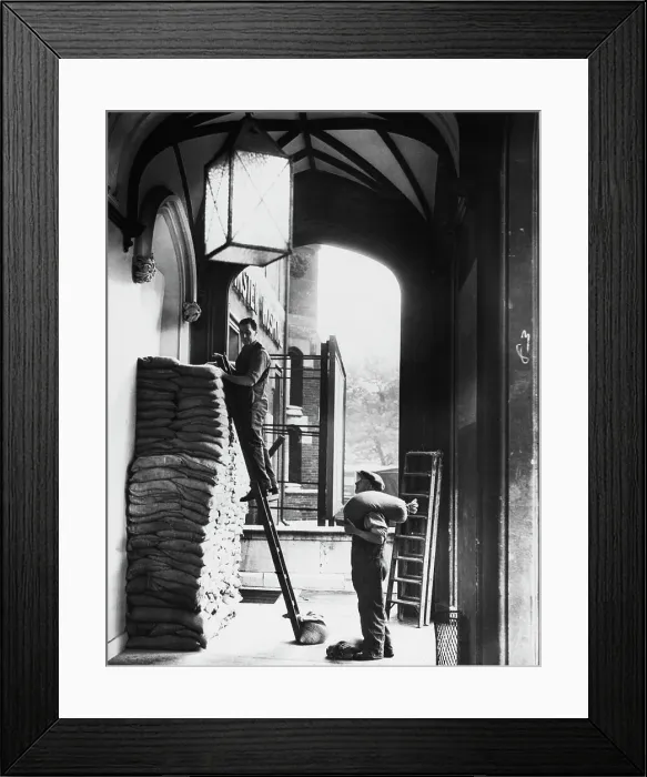 Framed Print : Preparation for an air raid Framed Print : Preparation for an air raid