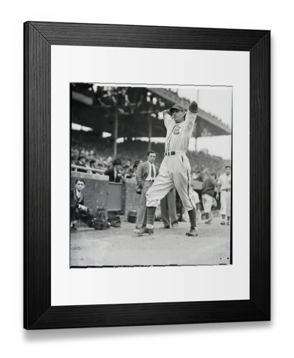 Framed Print : Dizzy Dean Warming Up For Game Framed Print : Dizzy Dean Warming Up For Game