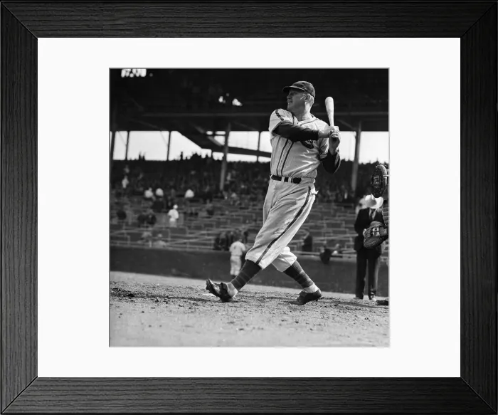 Framed Print : Charles Hartnett Swinging Bat Framed Print : Charles Hartnett Swinging Bat