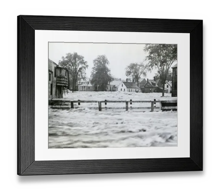 Framed Print : Streets Flooded W / Torrential Rain Waters Framed Print : Streets Flooded W / Torrential Rain Waters