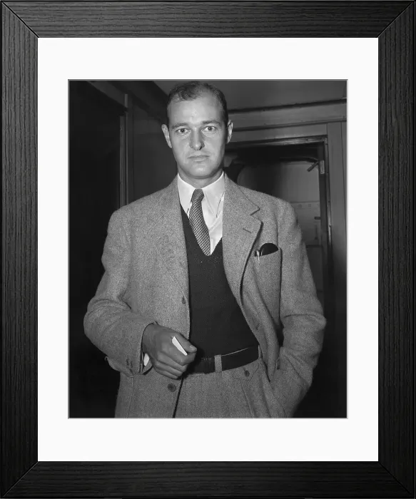Framed Print : George F. Kennan on Shipboard Framed Print : George F. Kennan on Shipboard