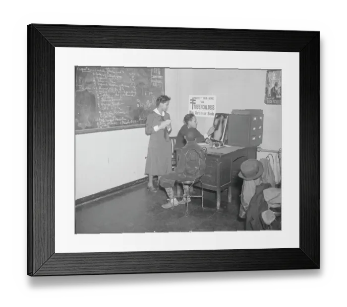 Framed Print : Physician and Nurse with Young African American Patient Framed Print : Physician and Nurse with Young African American Patient