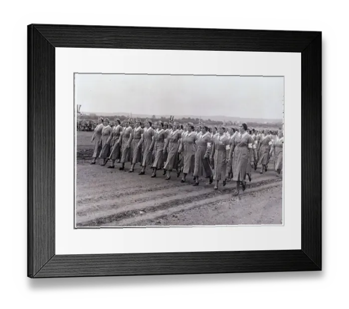 Framed Print : Women March in Peter II Birthday Review