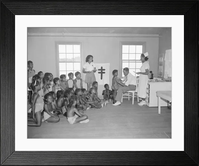 Framed Print : Segregated Tuberculosis Treatment