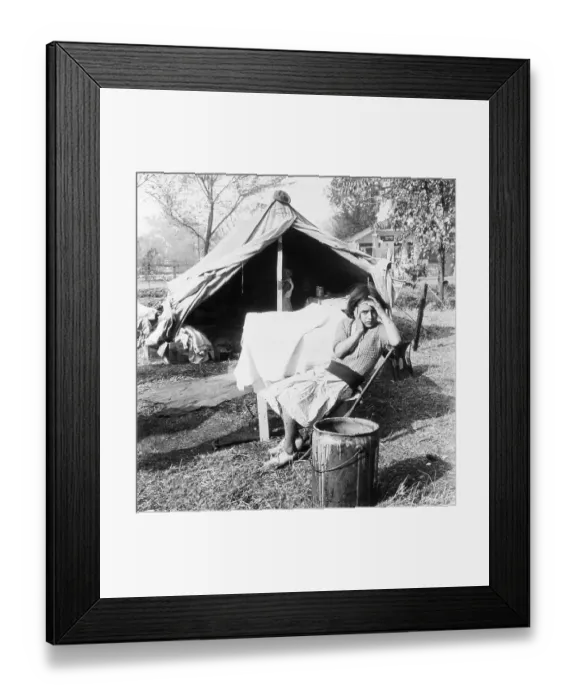 Framed Print : Tuberculosis Conditions, 1938